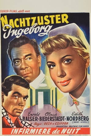 Nachtschwester Ingeborg - Belgian Movie Poster (thumbnail)