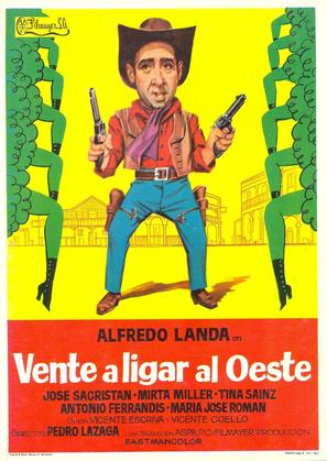 Vente a ligar al Oeste - Spanish Movie Poster (thumbnail)