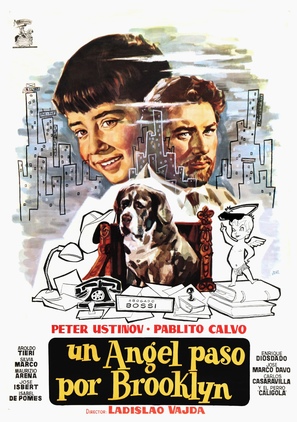 Un angelo &egrave; sceso a Brooklyn - Spanish Movie Poster (thumbnail)
