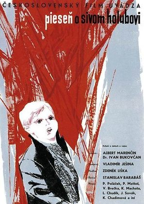 Piesen o sivom holubovi - Czech Movie Poster (thumbnail)