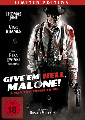 Give &#039;em Hell, Malone - German Movie Cover (thumbnail)