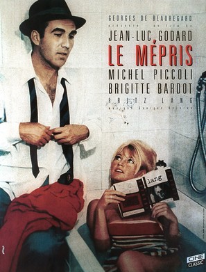 Le m&eacute;pris - French Movie Poster (thumbnail)