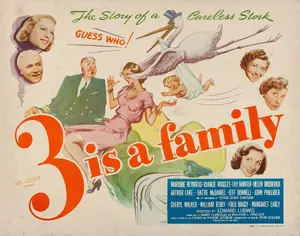 Three Is a Family Poster