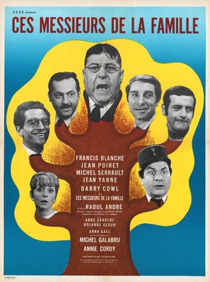 Ces messieurs de la famille - French Movie Poster (thumbnail)
