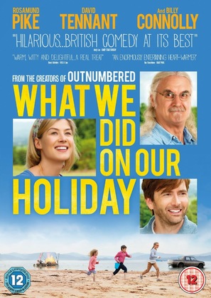 What We Did on Our Holiday - British DVD movie cover (thumbnail)