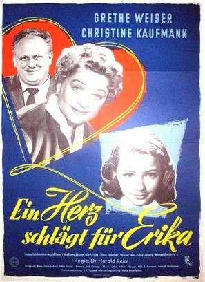 Ein Herz schl&auml;gt f&uuml;r Erika - German Movie Poster (thumbnail)