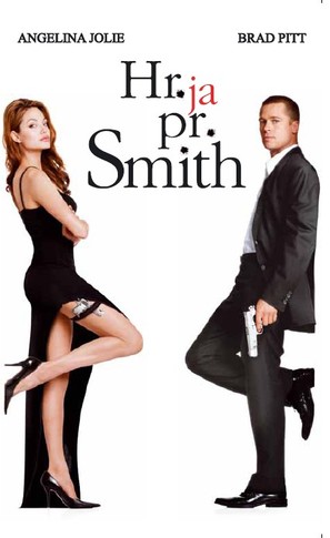 Mr. &amp; Mrs. Smith - Estonian VHS movie cover (thumbnail)