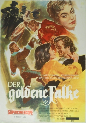 Il falco d&#039;oro - German Movie Poster (thumbnail)