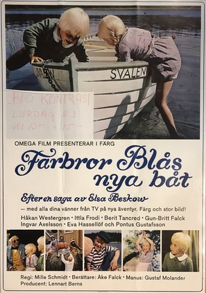 Farbror Bl&aring;s nya b&aring;t - Swedish Movie Poster (thumbnail)