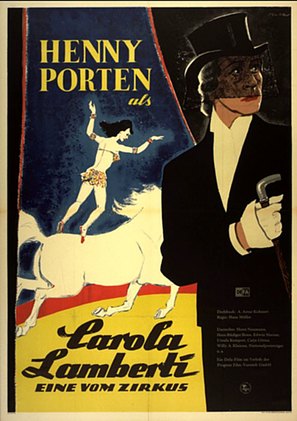 Carola Lamberti - Eine vom Zirkus - German Movie Poster (thumbnail)