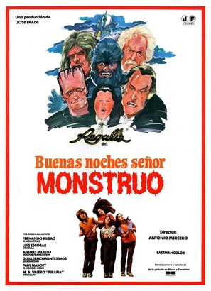 Buenas noches, se&ntilde;or monstruo - Spanish Movie Poster (thumbnail)