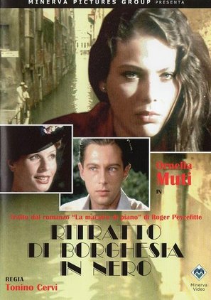 Ritratto di borghesia in nero - Italian DVD movie cover (thumbnail)