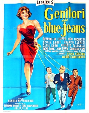 Genitori in blue-jeans - Italian Movie Poster (thumbnail)