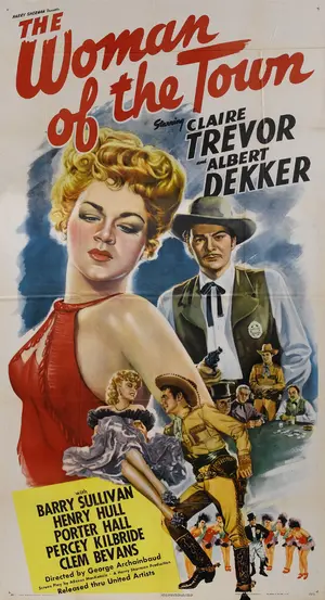 The Woman of the Town Poster