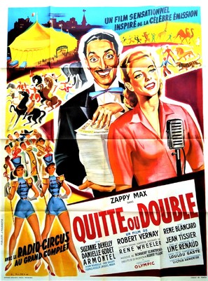 Quitte ou double - French Movie Poster (thumbnail)