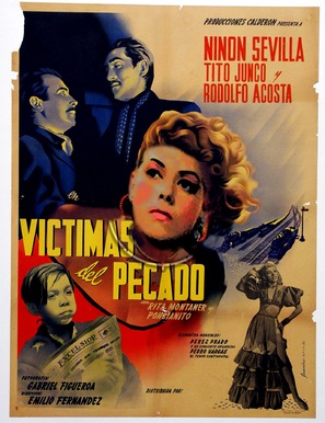 V&iacute;ctimas del pecado - Mexican Movie Poster (thumbnail)