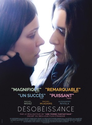 Disobedience - French Movie Poster (thumbnail)