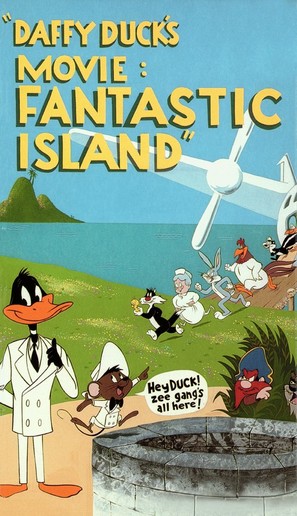 Daffy Duck&#039;s Movie: Fantastic Island - VHS movie cover (thumbnail)