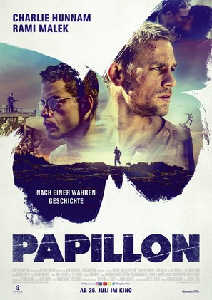 Papillon - German Movie Poster (thumbnail)