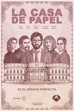 &quot;La casa de papel&quot; - Spanish Movie Poster (thumbnail)