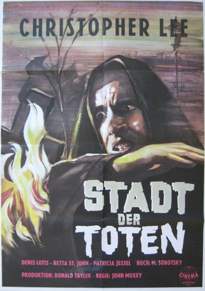 The City of the Dead - German Movie Poster (thumbnail)