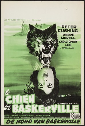 The Hound of the Baskervilles - Belgian Movie Poster (thumbnail)