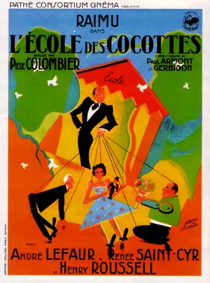 L&#039;&eacute;cole des cocottes - French Movie Poster (thumbnail)