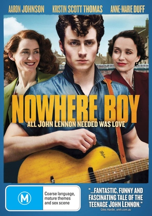 Nowhere Boy - Australian DVD movie cover (thumbnail)