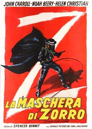 Zorro Rides Again - Italian Movie Poster (thumbnail)