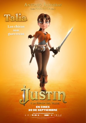 Justin and the Knights of Valour - Spanish Movie Poster (thumbnail)