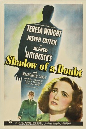 Shadow of a Doubt - Theatrical movie poster (thumbnail)