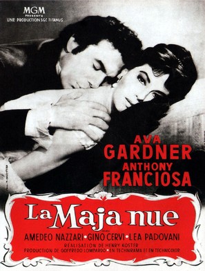 The Naked Maja - French Movie Poster (thumbnail)