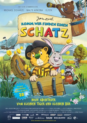 Komm, wir finden einen Schatz - German Movie Poster (thumbnail)