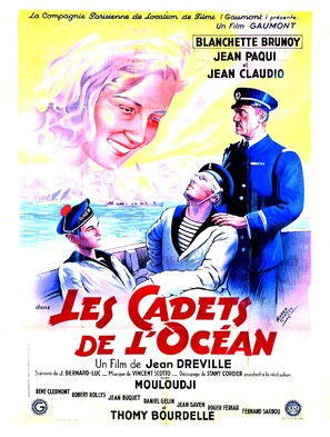 Cadets de l&#039;oc&eacute;an, Les - French Movie Poster (thumbnail)