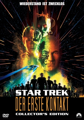 Star Trek: First Contact - German DVD movie cover (thumbnail)