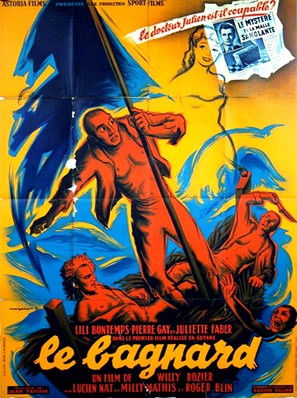 Le bagnard - French Movie Poster (thumbnail)