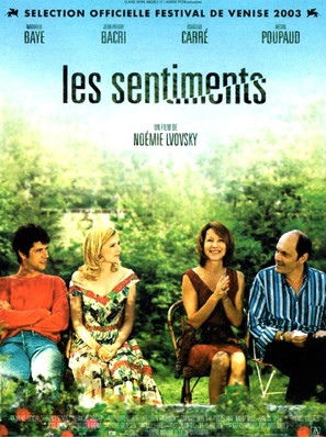 Les sentiments - French Movie Poster (thumbnail)
