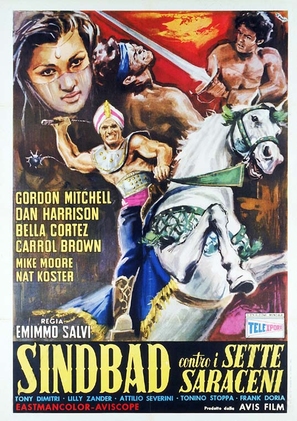 Simbad contro i sette saraceni - Italian Movie Poster (thumbnail)