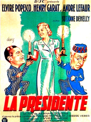 La pr&eacute;sidente - French Movie Poster (thumbnail)