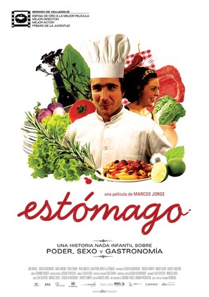 Est&ocirc;mago - Spanish Movie Poster (thumbnail)
