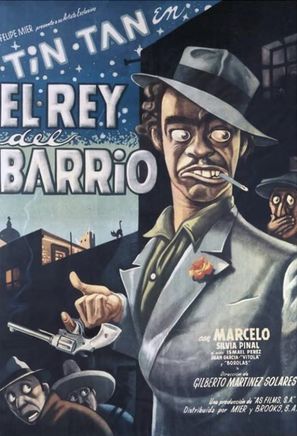 El rey del barrio - Mexican Movie Poster (thumbnail)