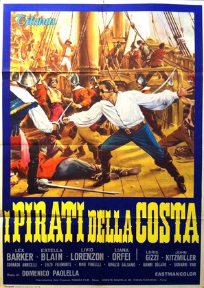 I pirati della costa - Italian Movie Poster (thumbnail)