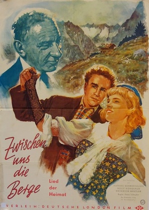 Zwischen uns die Berge - German Movie Poster (thumbnail)