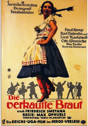 Verkaufte Braut, Die - German Movie Poster (thumbnail)
