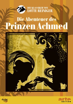 Die Abenteuer des Prinzen Achmed - German DVD movie cover (thumbnail)