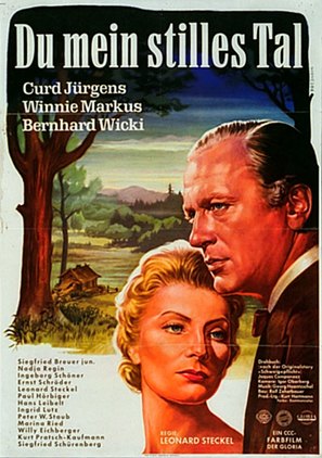 Du mein stilles Tal - German Movie Poster (thumbnail)