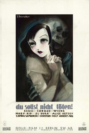 Eine Dirne ist ermordet worden - German Movie Poster (thumbnail)