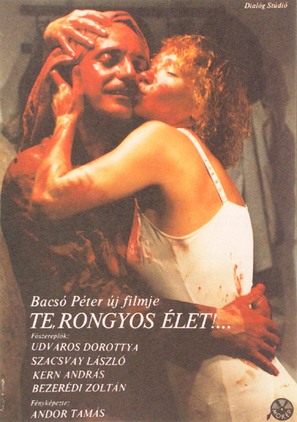 Te rongyos &eacute;let - Hungarian Movie Poster (thumbnail)