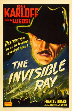 The Invisible Ray - Re-release movie poster (thumbnail)