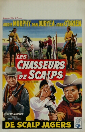 Six Black Horses - Belgian Movie Poster (thumbnail)